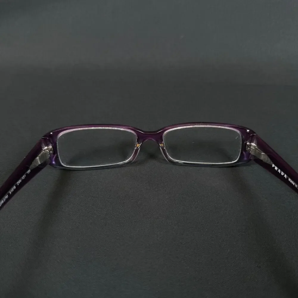 Prada VPR07M 51-16 ZXN-1O1 Purple Eyeglass Made In Italy Only Frame